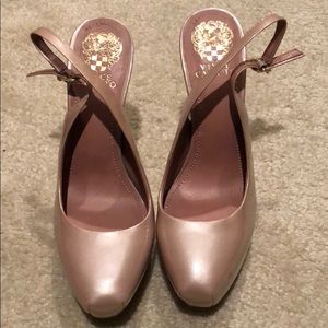 Vince Camuto Rose Gold platform heels